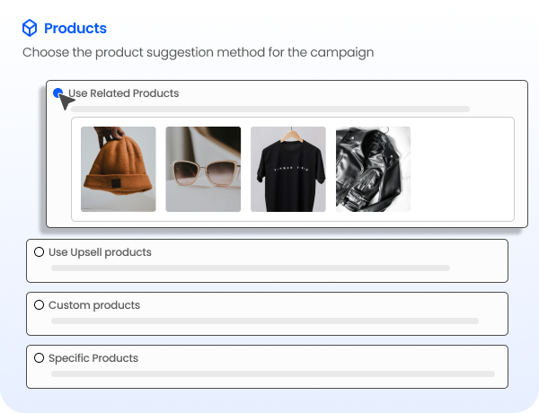 Choose Product Suggestions Methods for Relevancy
