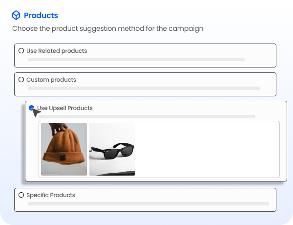 Set Product Suggestion Methods for Relevancy
