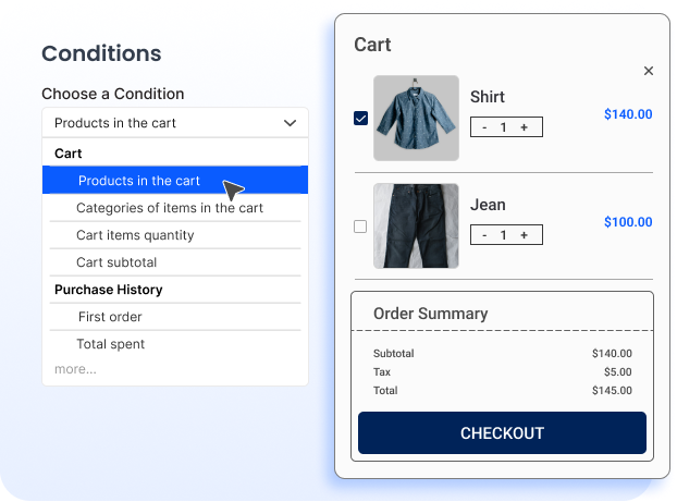 Create conditional coupons