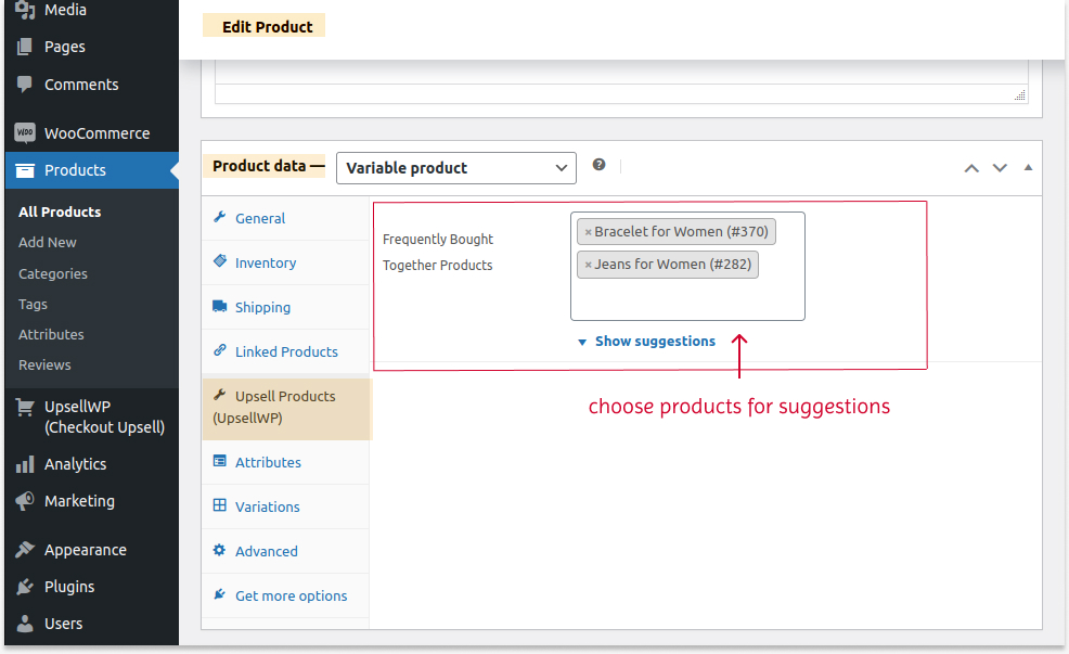 Campaign 1b - Selecting related products for the FBT campaign