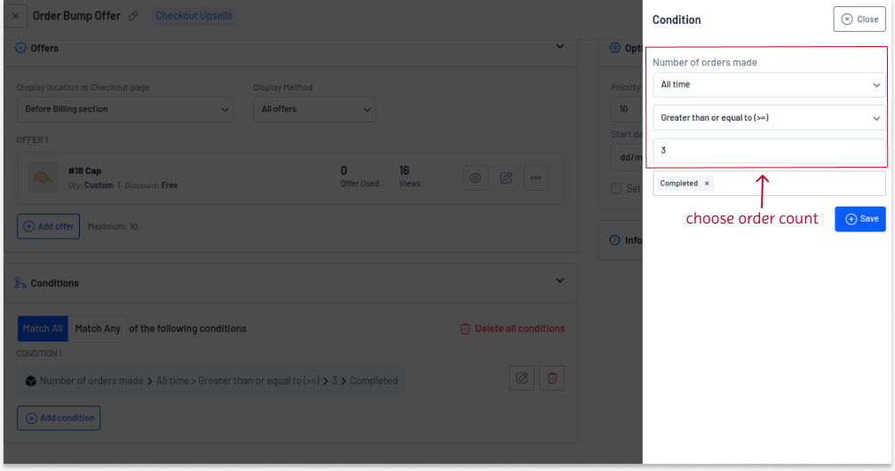 Creating free order bump product

