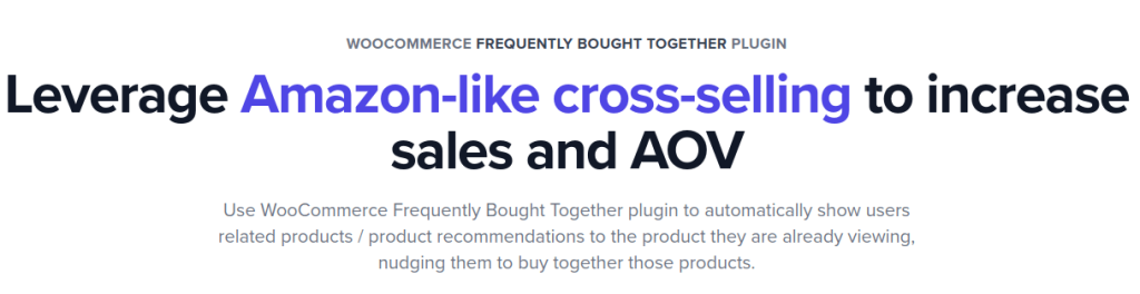 WooCommerce Frequently bought together plugin by StoreApps