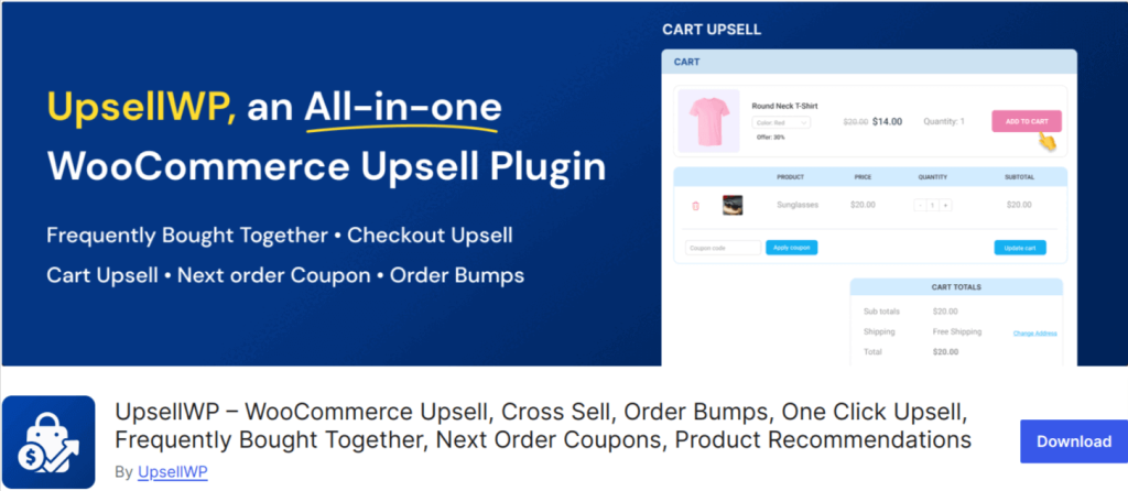 UpsellWP - WooCommerce frequently bought together plugin