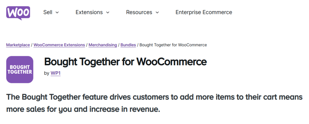 bought together for woocommerce