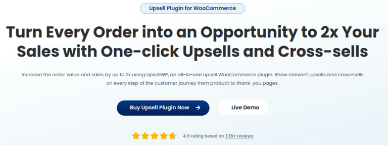 UpsellWP, the best WooCommerce cross-sell plugin