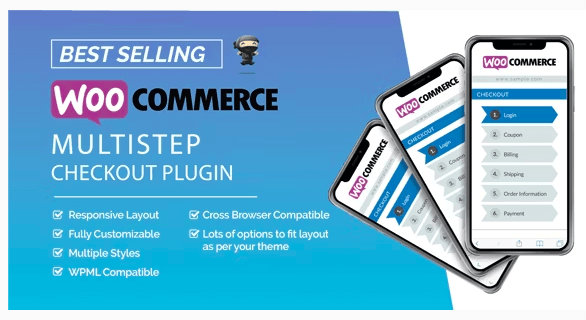 Product page of WooCommerce Multistep Checkout Wizard checkout plugin for WooCommerce