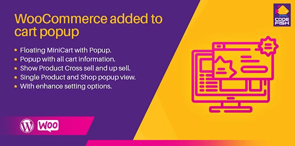 Product page of WooCommerce added to cart popup