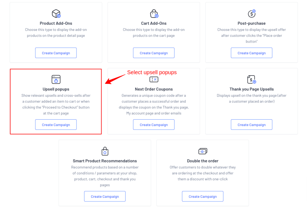 Setting WooCommerce upsell popups using UpsellWP