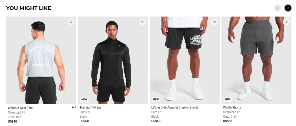 Upselling black friday marketing campaign by Gymshark