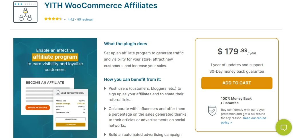 YITH WooCommerce affiliates