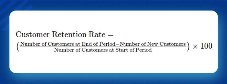 Formula to calculate WooCommerce customer retention rate