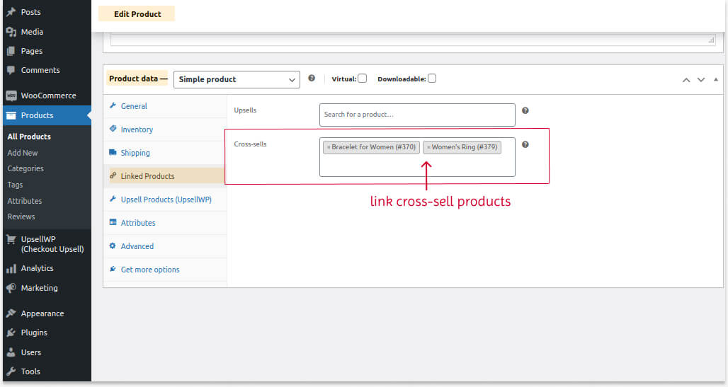 Campaign 2b - Link Cross-sell product to Main product