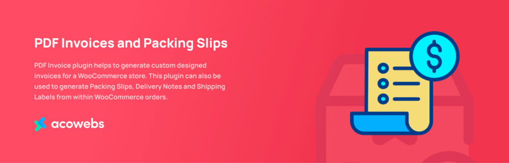 PDF Invoice and Packing Slips