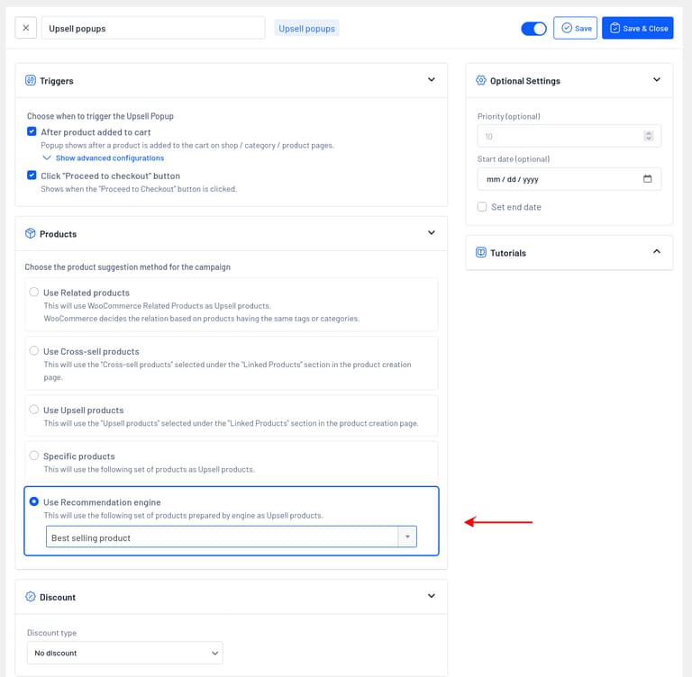 Link Recommendation Engine in the Respective Campaign